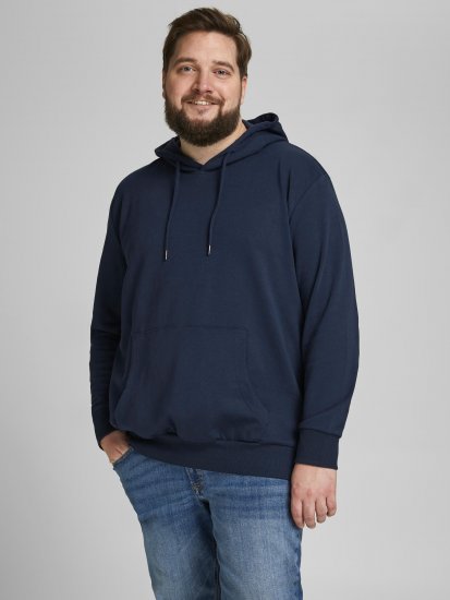 Jack & Jones Basic Sweat Hood Navy Blazer - Puloveri & dukserice - Muške Puloveri & dukserice veliki brojevi