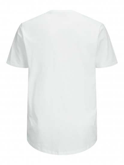 Jack & Jones NOA Crew Neck T-shirt White - Majice Kratkih Rukava - Muške Majice Kratkih Rukava Veliki Brojevi 