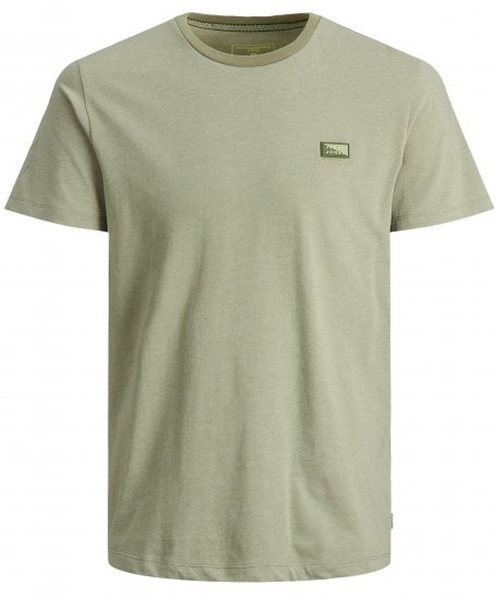 Jack & Jones Schultz Crew Neck T-Shirt Green - Majice Kratkih Rukava - Muške Majice Kratkih Rukava Veliki Brojevi 