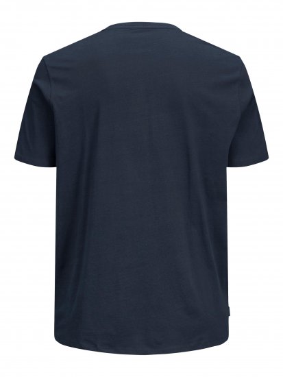 Jack & Jones Joshua T-shirt Navy - Majice Kratkih Rukava - Muške Majice Kratkih Rukava Veliki Brojevi 