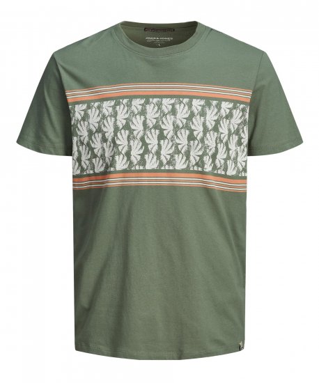 Jack & Jones Sunnys Tee Sea Spray - Majice Kratkih Rukava - Muške Majice Kratkih Rukava Veliki Brojevi 