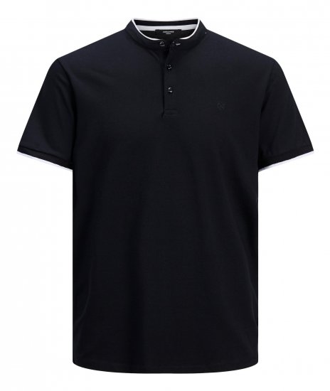 Jack & Jones Blastretch Polo S/S Navy - Majice Kratkih Rukava - Muške Majice Kratkih Rukava Veliki Brojevi 