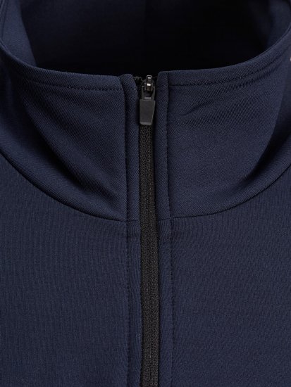 Jack & Jones Running Half Zip Sweat Navy - Puloveri & dukserice - Muške Puloveri & dukserice veliki brojevi