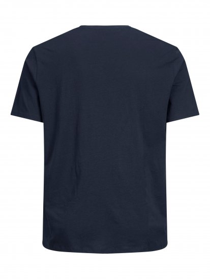 Jack & Jones Booster T-shirt Navy - Majice Kratkih Rukava - Muške Majice Kratkih Rukava Veliki Brojevi 