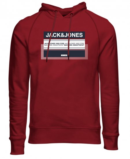 Jack & Jones Booster Hoodie Sun-Dried Tomato - Puloveri & dukserice - Muške Puloveri & dukserice veliki brojevi