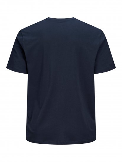 Jack & Jones Preston Crew Neck T-Shirt Navy - Majice Kratkih Rukava - Muške Majice Kratkih Rukava Veliki Brojevi 