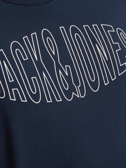 Jack & Jones Preston Crew Neck T-Shirt Navy - Majice Kratkih Rukava - Muške Majice Kratkih Rukava Veliki Brojevi 