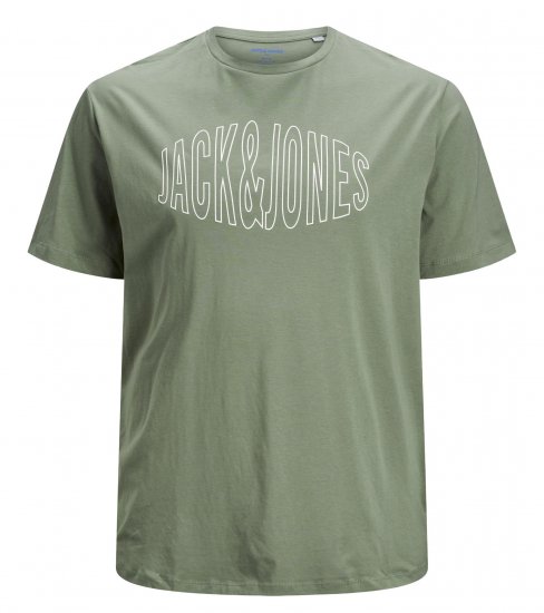 Jack & Jones Preston T-Shirt Sea Spray - Majice Kratkih Rukava - Muške Majice Kratkih Rukava Veliki Brojevi 
