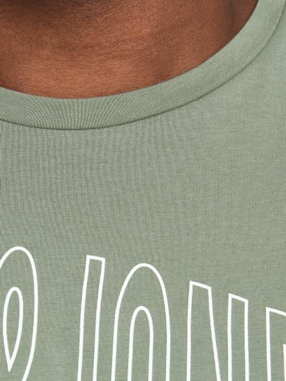 Jack & Jones Preston T-Shirt Sea Spray - Majice Kratkih Rukava - Muške Majice Kratkih Rukava Veliki Brojevi 
