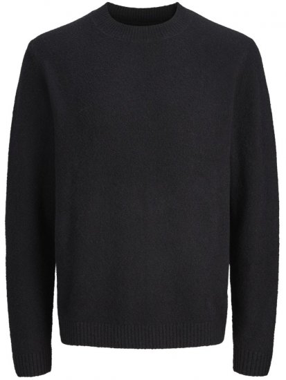 Jack & Jones Maverick Crew Neck Knitted Sweater Black - Puloveri & dukserice - Muške Puloveri & dukserice veliki brojevi