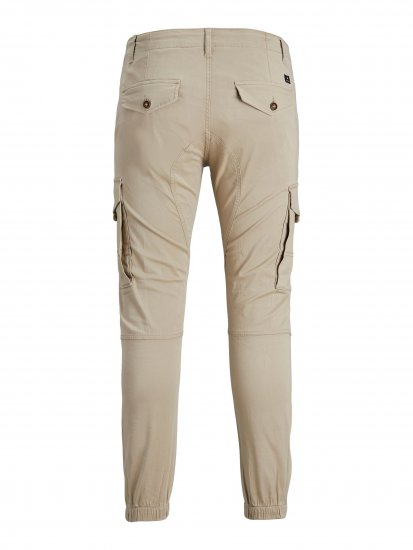 Jack & Jones JPSTPAUL Cuffed Cargopants Sand - Traperice & hlače - Muške Traperice i Hlače Veliki Brojevi