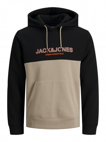 Jack & Jones JJEURBAN BLOCKING SWEAT Beige - Puloveri & dukserice - Muške Puloveri & dukserice veliki brojevi