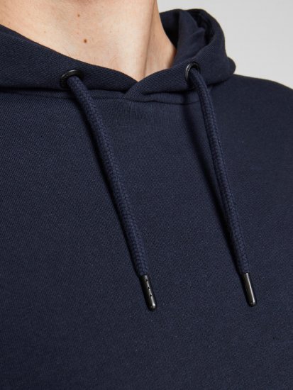 Jack & Jones JJESHARK SWEAT Hoodie Navy - Puloveri & dukserice - Muške Puloveri & dukserice veliki brojevi