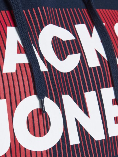 Jack & Jones JJECORP Hoodie Navy - Puloveri & dukserice - Muške Puloveri & dukserice veliki brojevi