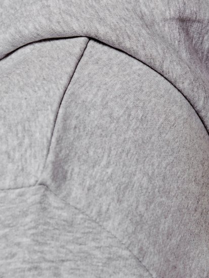Jack & Jones CORP LOGO Hoodie Light Gray - Puloveri & dukserice - Muške Puloveri & dukserice veliki brojevi