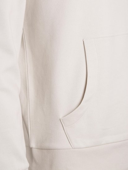 Jack & Jones JCOKING SWEAT HOOD Light Gray - Puloveri & dukserice - Muške Puloveri & dukserice veliki brojevi