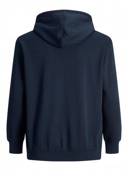 Jack & Jones JPRBLUBOOSTER SWEAT Hoodie Navy - Puloveri & dukserice - Muške Puloveri & dukserice veliki brojevi