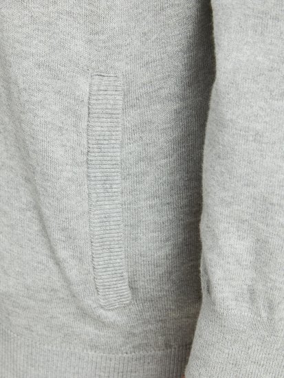 Jack & Jones JJEMIL Knit Turtle Zip Cardigan Light Grey - Puloveri & dukserice - Muške Puloveri & dukserice veliki brojevi