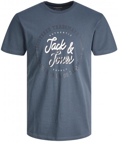 Jack & Jones JJSTAMP TEE Ombre Blue - Majice Kratkih Rukava - Muške Majice Kratkih Rukava Veliki Brojevi 