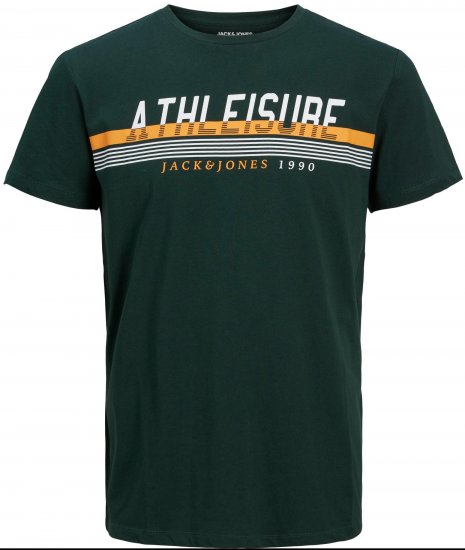 Jack & Jones JJIRON TEE Green - Majice Kratkih Rukava - Muške Majice Kratkih Rukava Veliki Brojevi 