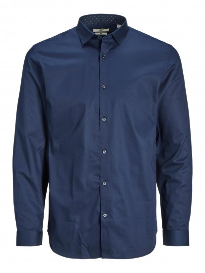 Jack & Jones JPRBLACARDIFF CONTRAST Shirt LS Navy - Košulje - Muške Košulje Veliki Brojevi