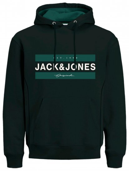 Jack & Jones JORFRIDAY Hoodie Black - Puloveri & dukserice - Muške Puloveri & dukserice veliki brojevi