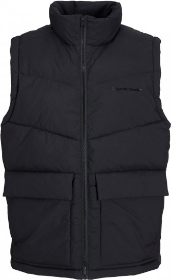 Jack & Jones JORVESTERBRO BODYWARMER Black - Jakne - Muške Jakne Veliki Brojevi