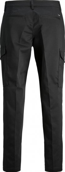 Jack & Jones JPSTBILL JJCLEAN TAPERED CARGO TROUSERS Black - Traperice & hlače - Muške Traperice i Hlače Veliki Brojevi