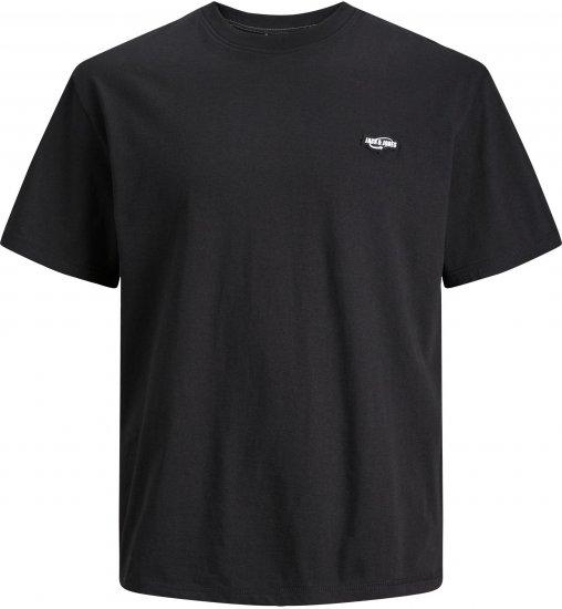 Jack & Jones JCOBLACK TEE SS CREW NECK Black Bean - Majice Kratkih Rukava - Muške Majice Kratkih Rukava Veliki Brojevi 