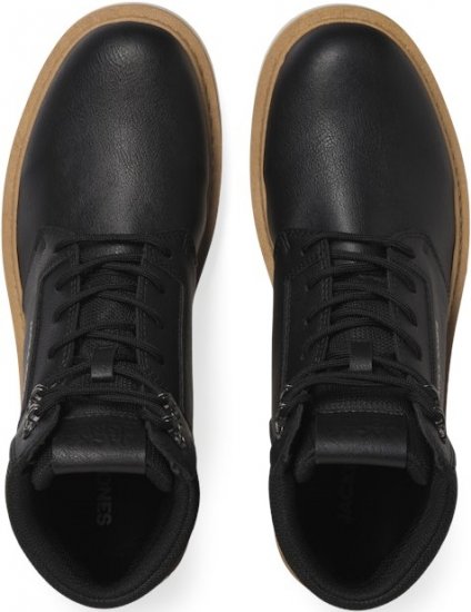 Jack & Jones OHIO Lace-Up Boots Black - Muške cipele 40-52 - 