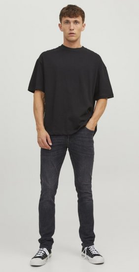 Jack & Jones JJILIAM JJORIGINAL SQ 270 Jeans Black Denim - Traperice & hlače - Muške Traperice i Hlače Veliki Brojevi