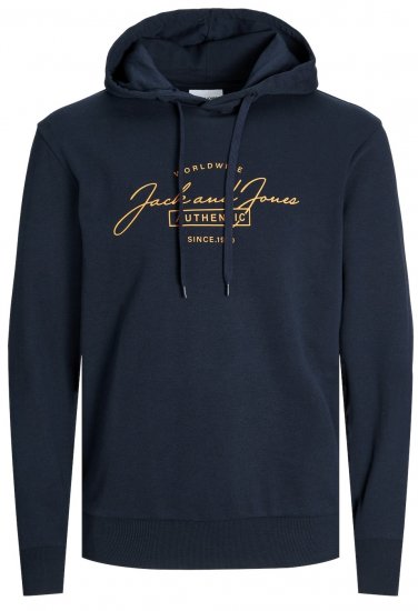 Jack & Jones JJFERRIS SWEAT Hoodie Navy Blazer - Puloveri & dukserice - Muške Puloveri & dukserice veliki brojevi