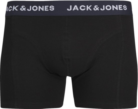 Jack & Jones JACARON Trunks 3-Pack Black - Donje rublje & kupaće hlače - muške donje rublje veliki brojevi
