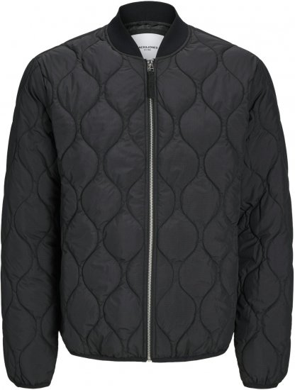 Jack & Jones JJKODA Light Bomber Jacket Black - Jakne - Muške Jakne Veliki Brojevi
