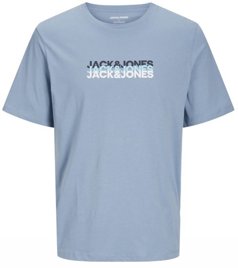 Jack & Jones JJCYBER T-Shirt Mountain Spring - Majice Kratkih Rukava - Muške Majice Kratkih Rukava Veliki Brojevi 