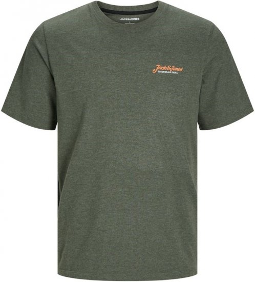 Jack & Jones ERIK T-Shirt Kombu Green - Majice Kratkih Rukava - Muške Majice Kratkih Rukava Veliki Brojevi 