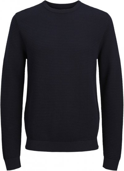 Jack & Jones OTTO Knitted Sweater Navy - Puloveri & dukserice - Muške Puloveri & dukserice veliki brojevi