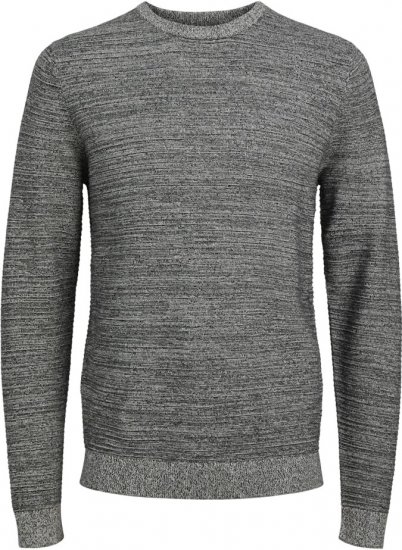 Jack & Jones OTTO Twisted Knitted Sweater Black - Puloveri & dukserice - Muške Puloveri & dukserice veliki brojevi
