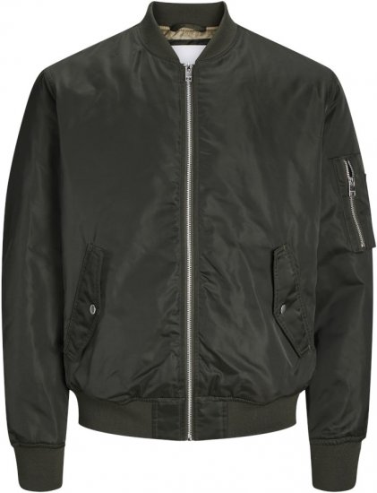 Jack & Jones OCEAN Bomber Jacket Black - Jakne - Muške Jakne Veliki Brojevi