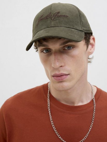 Jack & Jones Base Corduroy Cap Dusty Olive - Modni dodaci - 