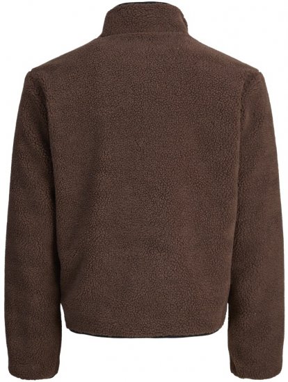 Jack & Jones Norrebro Teddy Jacket Deep Mahogany - Jakne - Muške Jakne Veliki Brojevi