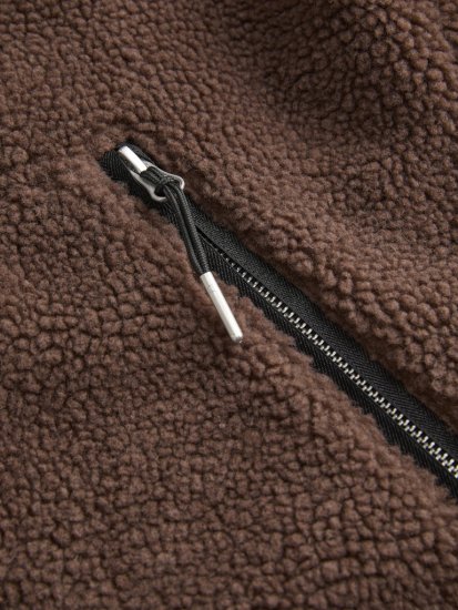 Jack & Jones Norrebro Teddy Jacket Deep Mahogany - Jakne - Muške Jakne Veliki Brojevi