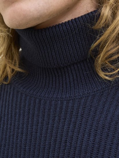 Jack & Jones Pannel Roll Neck Knit Pullover Sky Captain - Puloveri & dukserice - Muške Puloveri & dukserice veliki brojevi