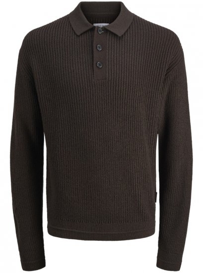 Jack & Jones Kaito Knit Polo Pullover Delicioso - Puloveri & dukserice - Muške Puloveri & dukserice veliki brojevi