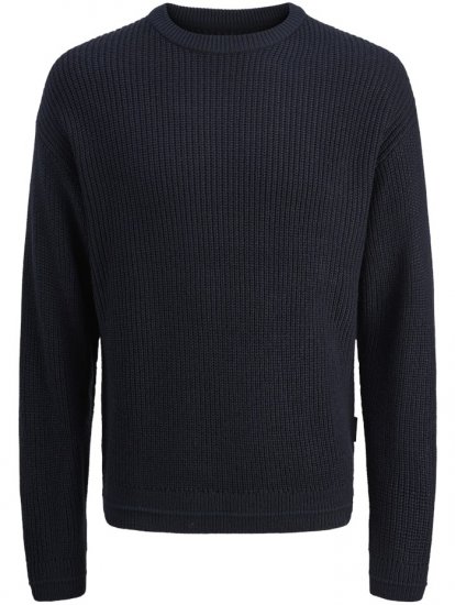 Jack & Jones Kaito Knit Crew Neck Pullover Sky Captain - Puloveri & dukserice - Muške Puloveri & dukserice veliki brojevi
