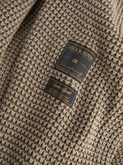 Jack & Jones Zip Knit Hoodie Crockery - Puloveri & dukserice - Muške Puloveri & dukserice veliki brojevi