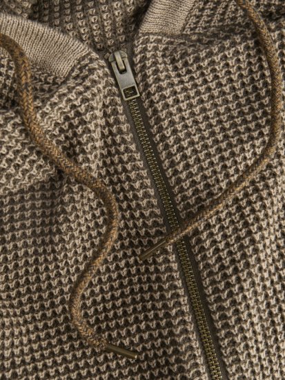 Jack & Jones Zip Knit Hoodie Crockery - Puloveri & dukserice - Muške Puloveri & dukserice veliki brojevi