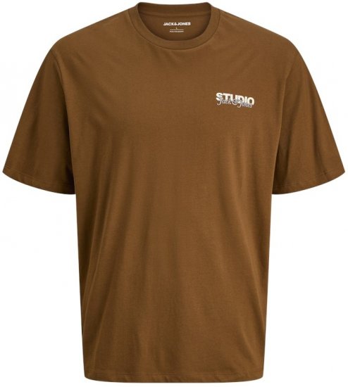 Jack & Jones Yuki Crew Neck T-Shirt Monks Robe - Majice Kratkih Rukava - Muške Majice Kratkih Rukava Veliki Brojevi 