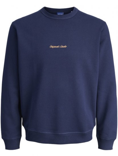 Jack & jones Norrebro Crew Neck Sweatshirt Ocean Cavern - Puloveri & dukserice - Muške Puloveri & dukserice veliki brojevi