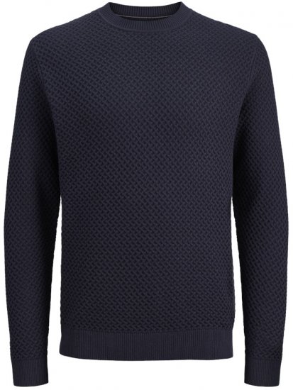 Jack & Jones Barkley Crew Neck Knitted Sweater Night Sky - Puloveri & Dukserice - Muške Puloveri & dukserice veliki brojevi